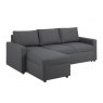 WEB EXCLUSIVE ELMORE CHAISE SOFABED GREY FABRIC