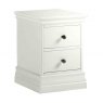 ANNECY WHITE PAINTED TOP NARROW BEDSIDE