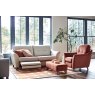 Hatton Armchair with power footrest leather
