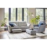 Hatton 3 seater formal back recliner fabric