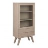 WEB EXCLUSIVE ABSOLUTE GLASS CABINET OAK WHITE