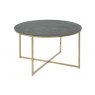 Admire Coffee table green marble golden chrome 1