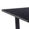 Artemis dining table rectangle black melamine 4