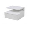 ARENA WALL BEDSIDE TABLE LACQUERED WHITE 1
