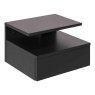 ARENA WALL BEDSIDE TABLE LACQUERED DARK GREY